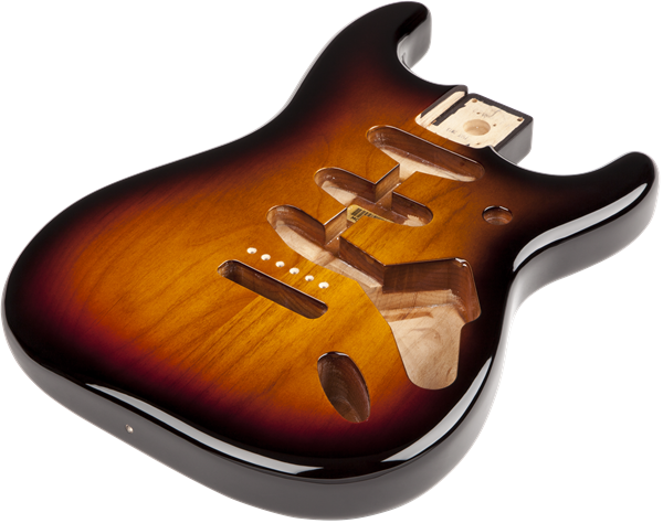 Classic Series 60's Stratocaster® SSS Alder Body Vintage Bridge Mount - 3-Color Sunburst