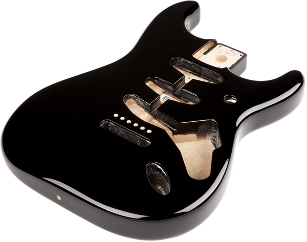 Classic Series 60's Stratocaster® SSS Alder Body Vintage Bridge Mount - Black